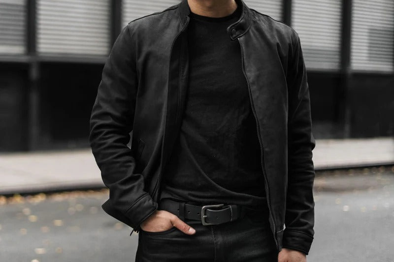 Premium Genuine Leather Bomber Jacket