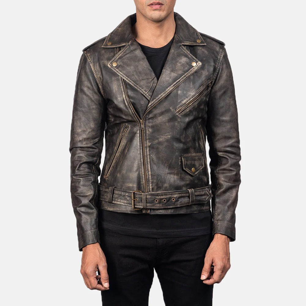 Vintage Streetwear Leather Jacket