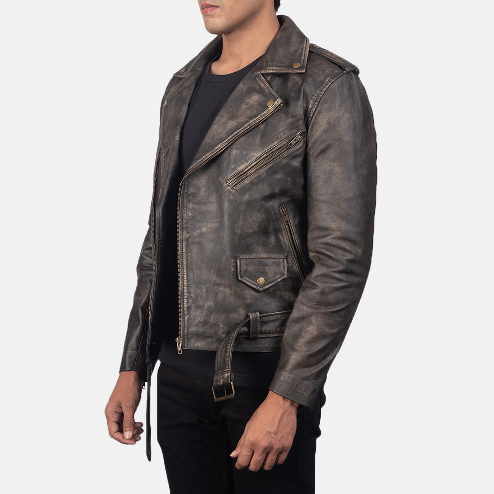 Vintage Streetwear Leather Jacket