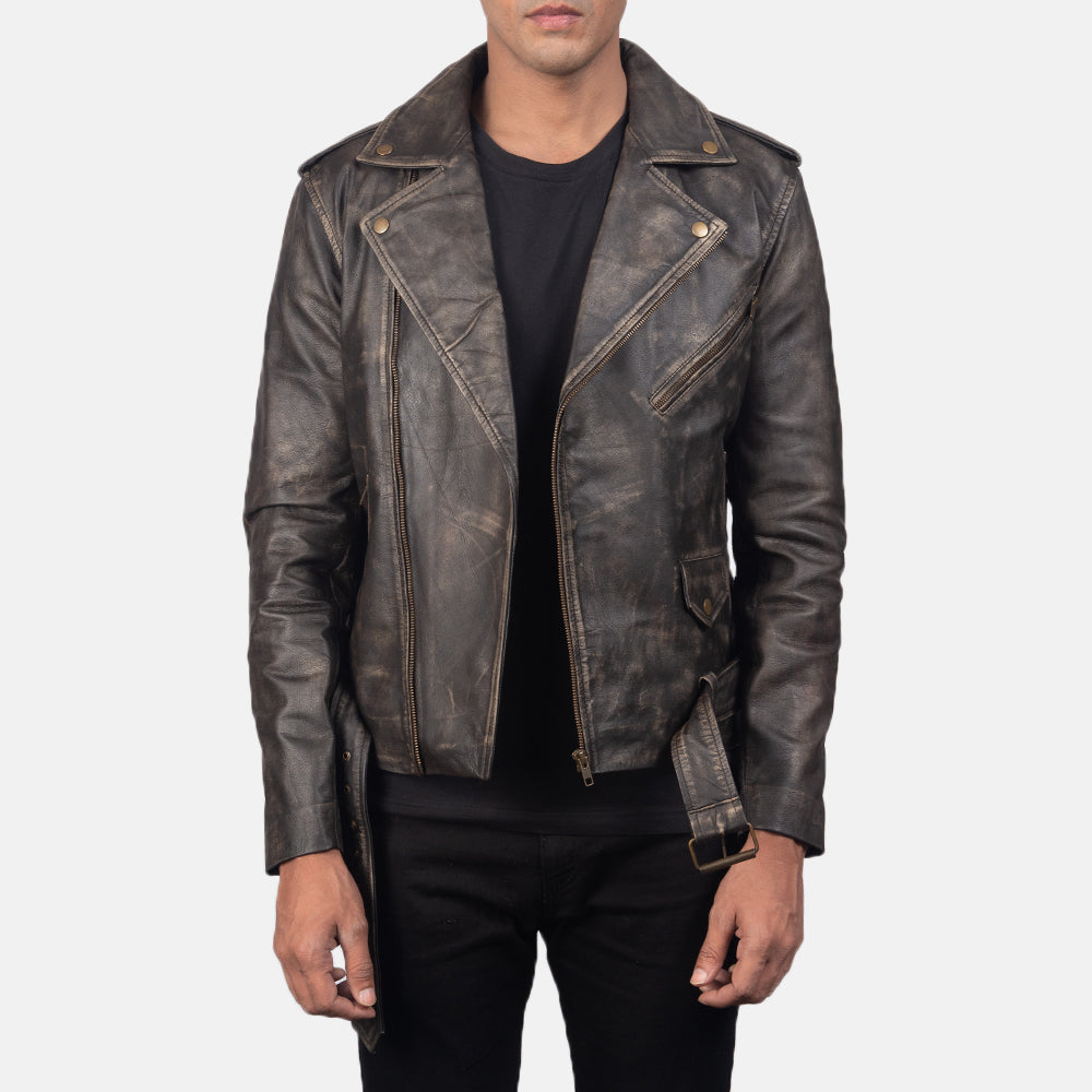 Vintage Streetwear Leather Jacket