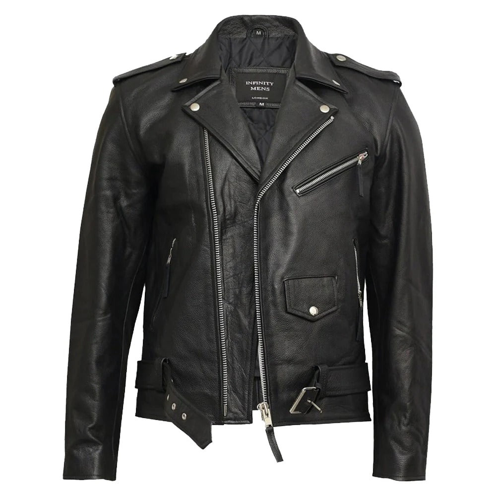 Western Men’s Cowhide Leather Jacket