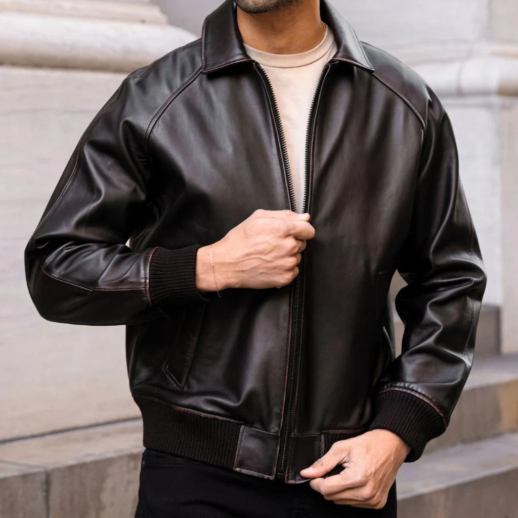 Men's A-2 Air Force Pilot Bomber Jacket