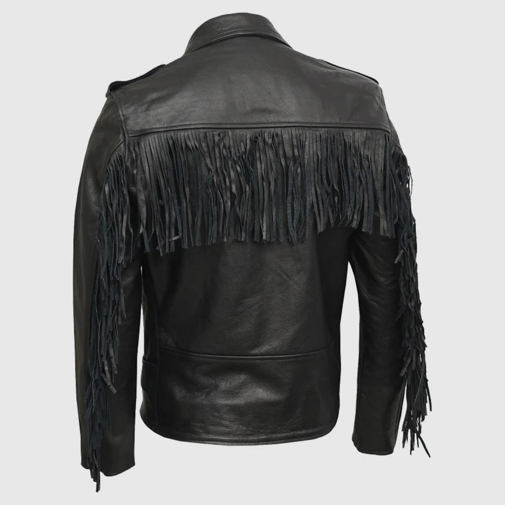 Western Men’s Cowhide Leather Jacket