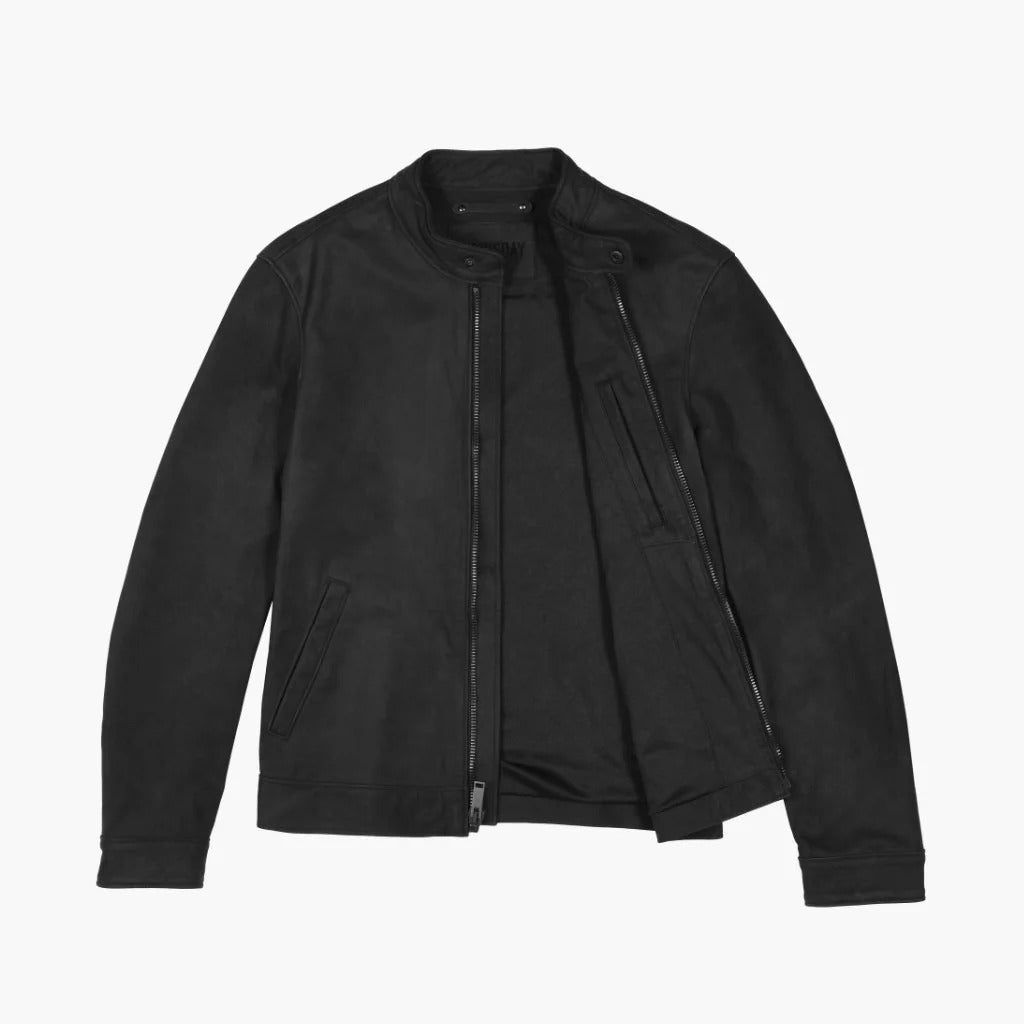 Premium Genuine Leather Bomber Jacket