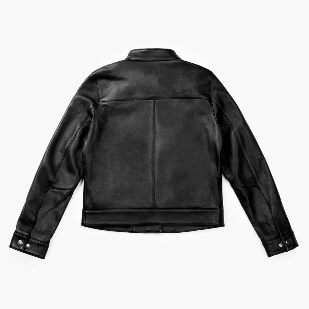 Women’s Leather Racer Jacket
