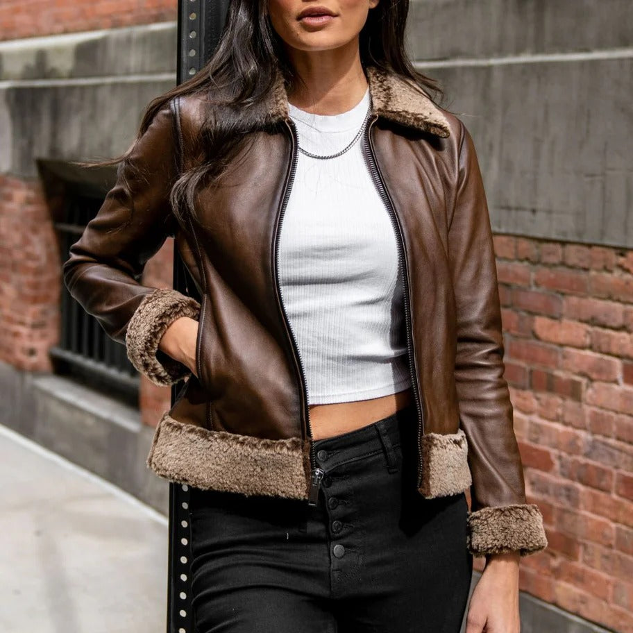 Leather Flight Jacket