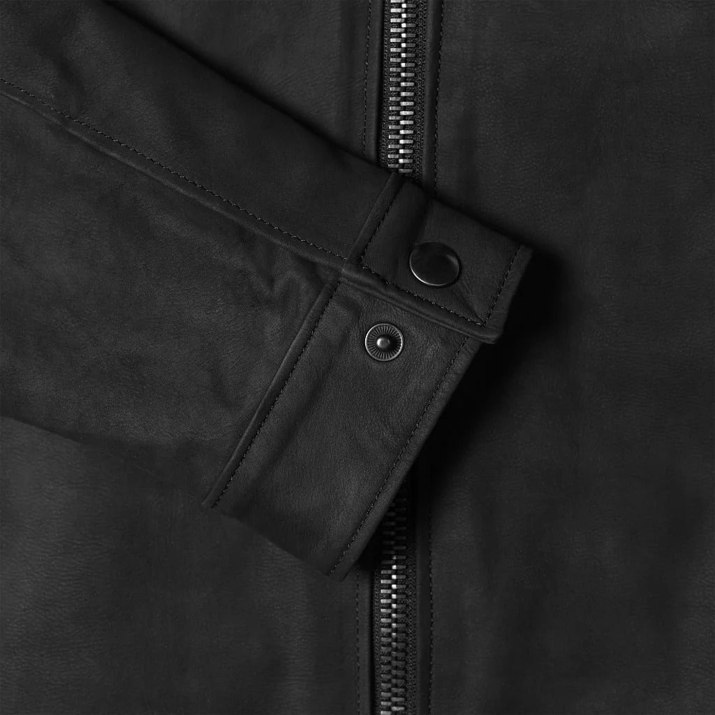 Premium Genuine Leather Bomber Jacket
