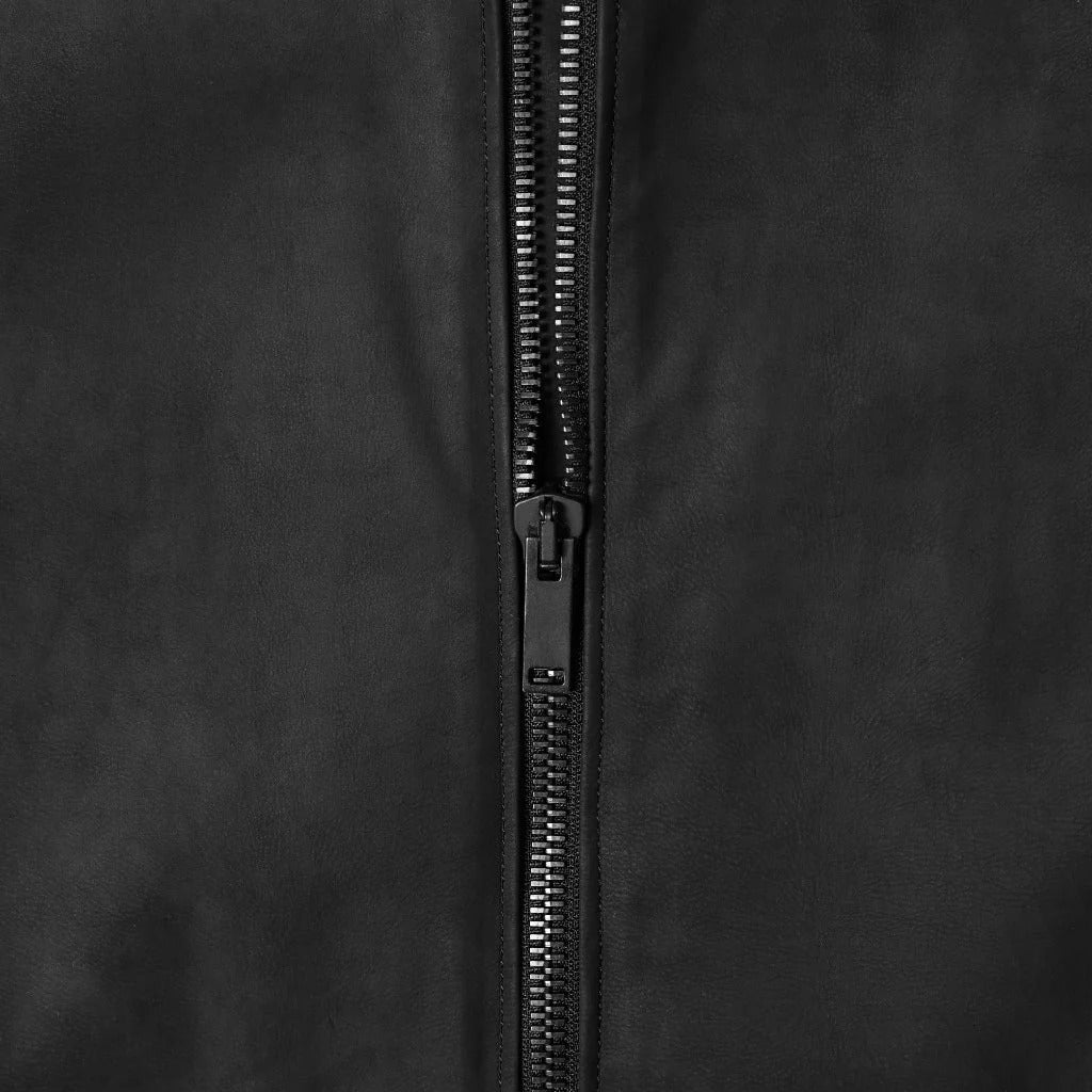 Premium Genuine Leather Bomber Jacket